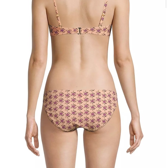 Tory Burch Pink Dandelion Block Bikini Printed Bottom, NWT - Picture 3 of 5